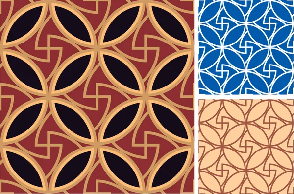 Patrón oriental sin costura vectorial Fondo, Papel pintado, Textura, Azulejo — Vector de stock