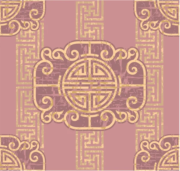 Vektor nahtlose orientalische Muster - Hintergrund, Tapete, Textur, Fliese — Stockvektor