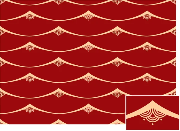 Modèle oriental sans couture vectoriel - Arrière-plan, Fond d'écran, Texture, Carrelage — Image vectorielle