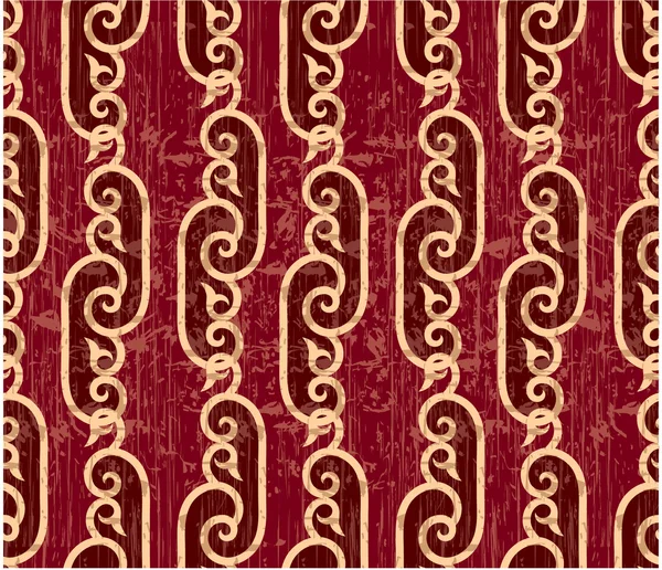 東洋のシームレスなパターンをベクトル (壁紙, backgrpund, テクスチャ, タイル) — ストックベクタ