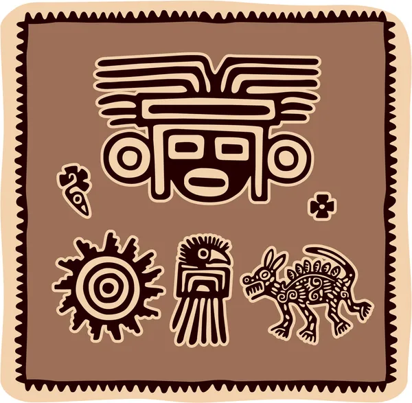 メキシコのデザイン要素のセット — ストックベクタ