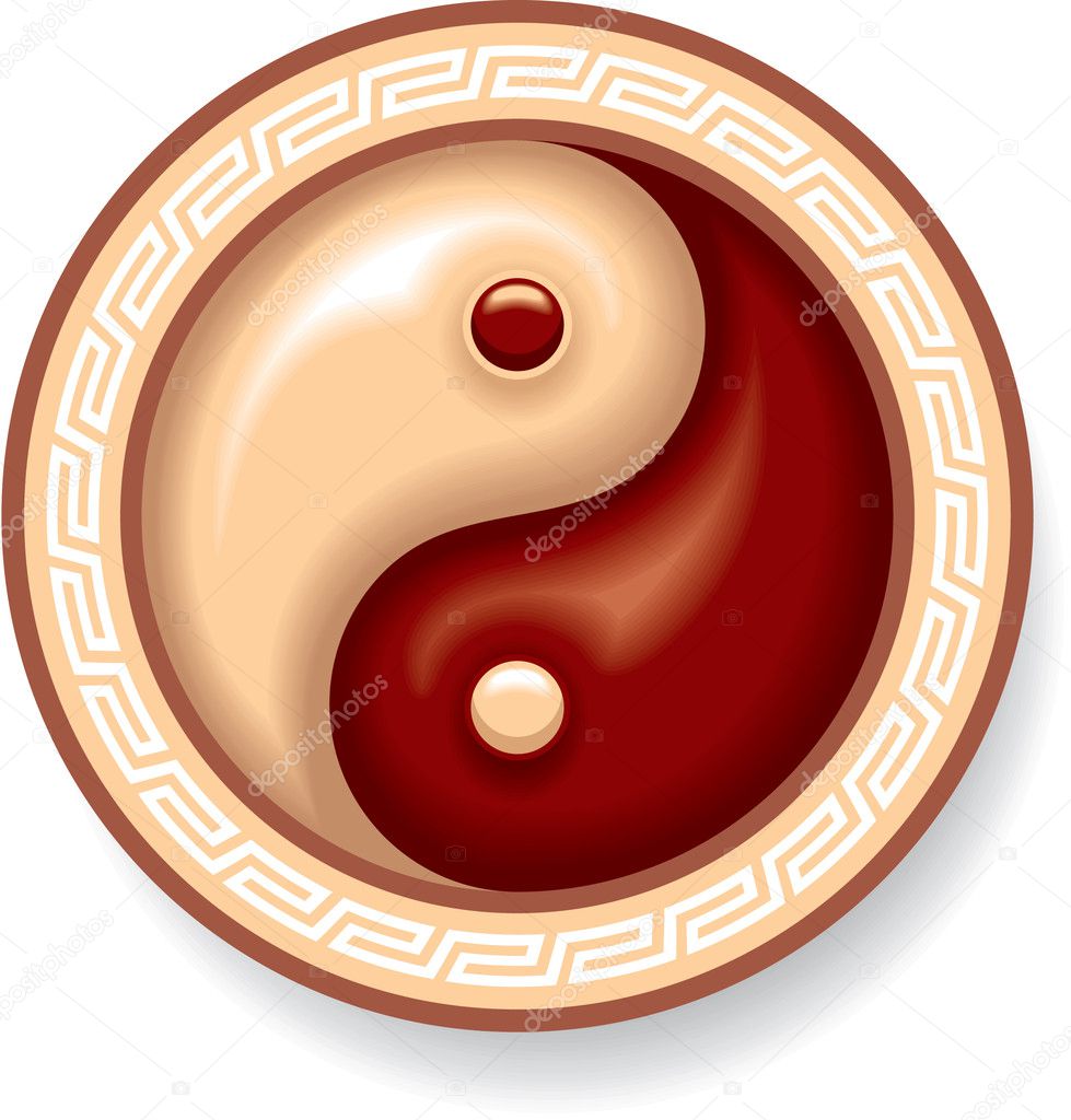 Oriental Chinese Pattern - Yin Yang
