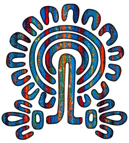 Mexican Aztec Tree Illustration — Stock Photo, Image