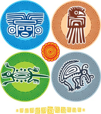 Set of Mexican Design Elements clipart