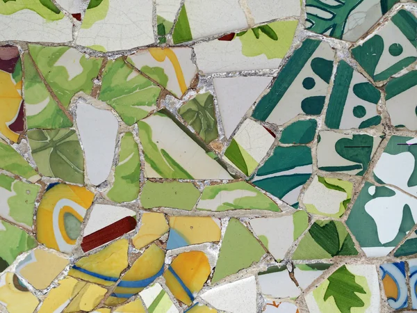 Gaudi Mozaic Tiles - Barcelona, Spania — Fotografie, imagine de stoc