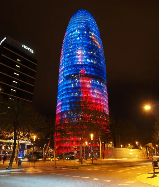 The Agbar Tower, Barcelona, Spain april 2012 — Stock Photo, Image