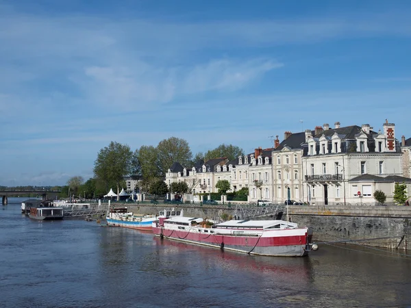 Angers, quai des Carmes, France, Europe — Stock Photo, Image