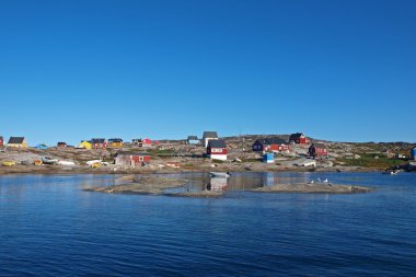 Oqaatsut fisher village, Greenland clipart