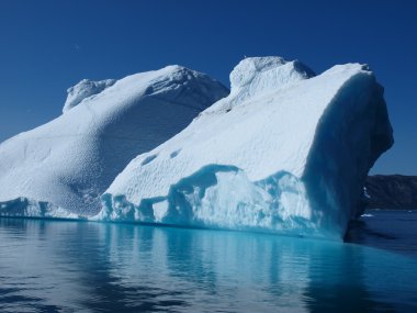 Iceberg, Greenland west coast in summer. clipart
