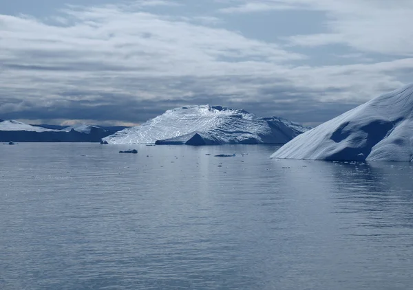 氷山、夏にグリーンランドの西海岸. — ストック写真