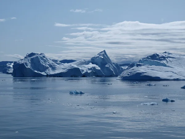 Iceberg, Groenlandia costa occidentale in estate . — Foto Stock