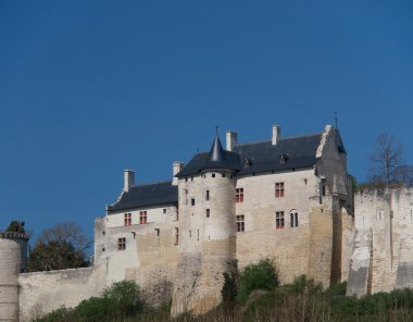 Royal Chinon fortress, France. clipart