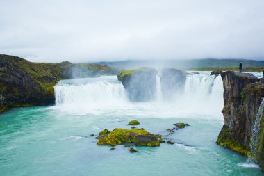 godafoss şelale Kuzey İzlanda