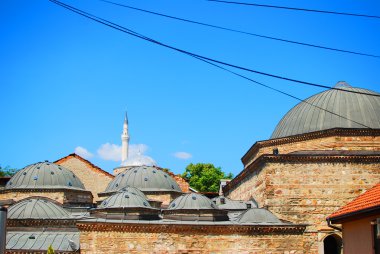 çatılar ve minareleri Üsküp, Makedonya