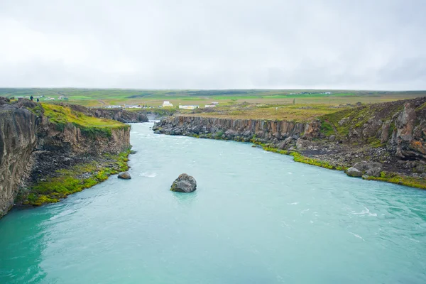 Godafoss waterval in het noorden van IJsland — Stockfoto