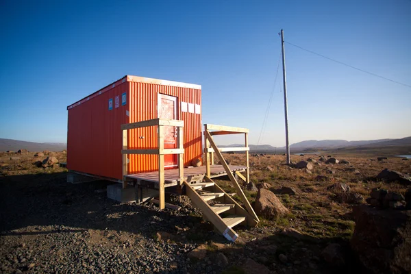 Rädda hut i en interiör av Island — Stockfoto