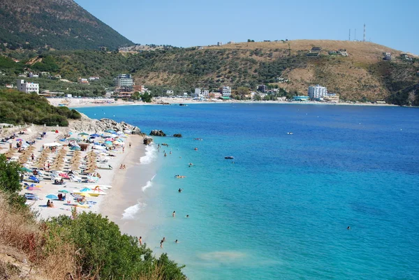 Albanian coast on a sunny summer — Stock Photo, Image