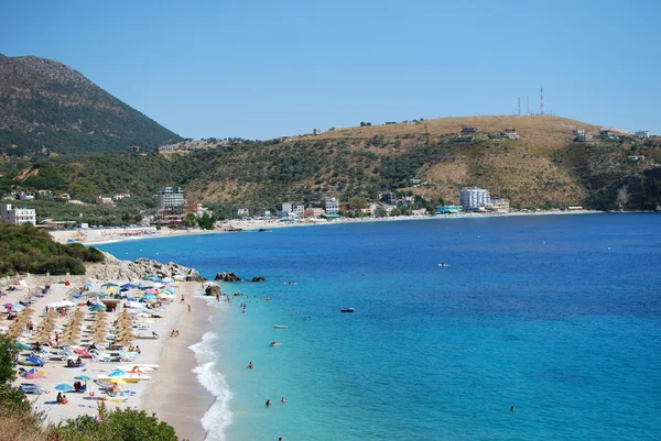 Albanian coast on a sunny summer — Stock Photo, Image