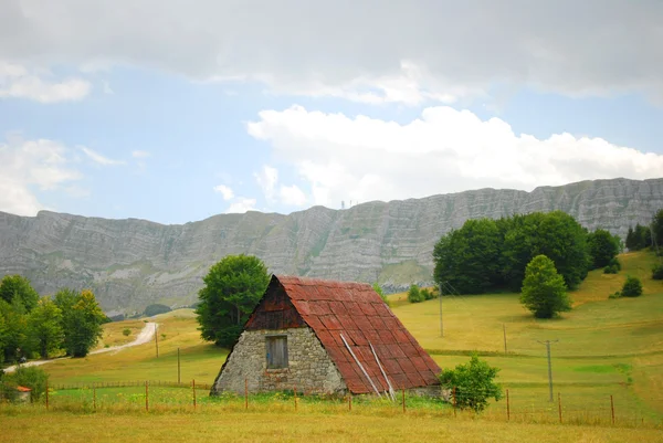 黑山的山区风景 — 图库照片