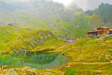 dağlarda, Karpatlar, Romanya, Avrupa göl evi