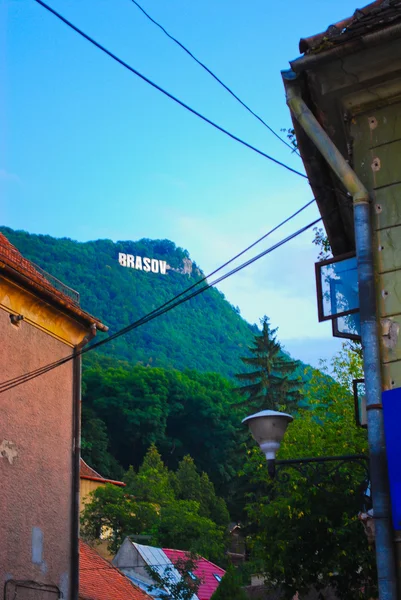 Město Brašov v Rumunsku, Evropa — Stock fotografie
