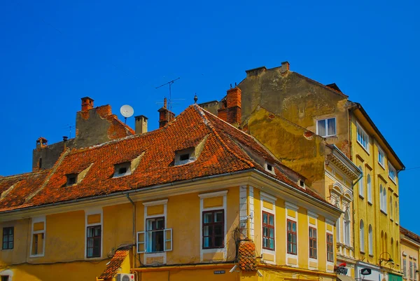 Transilvanya, Romanya, Avrupa'nın çatıları — Stockfoto