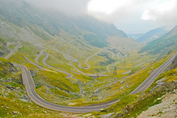 Transfagarasan road in the Carpathians, Romania, Europe — Stock Photo, Image