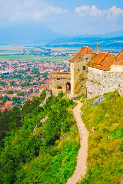 Dächer von Transsilvanien, Rumänien, Europa — Stockfoto