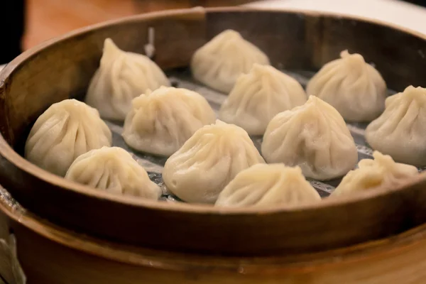 Al vapor caliente shanghai dumpling — Foto de Stock