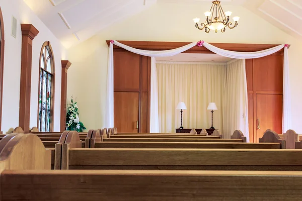 Wedding chapel interior — Stock Photo, Image