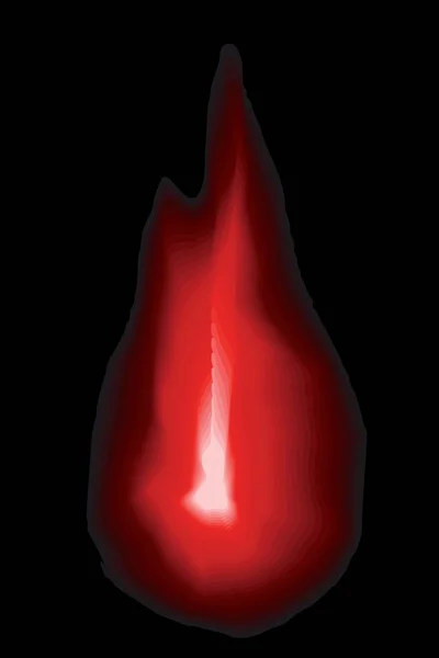 Du feu. La flamme . — Image vectorielle