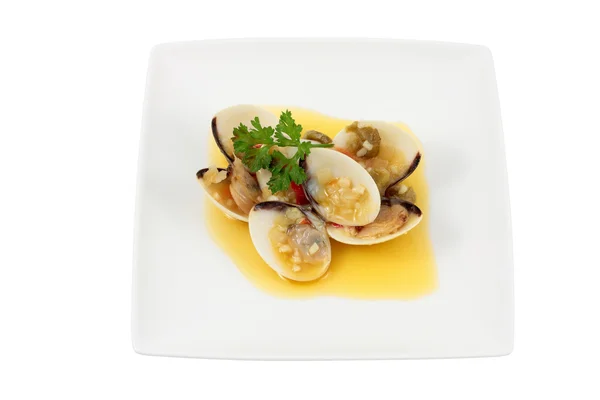 Тарелка моллюсков — стоковое фото