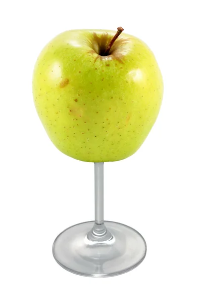 Copo de maçã — Fotografia de Stock