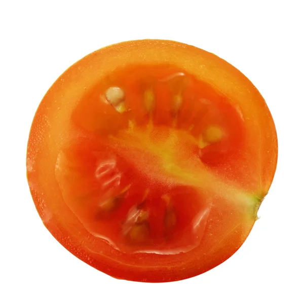 樱桃番茄切 — 图库照片