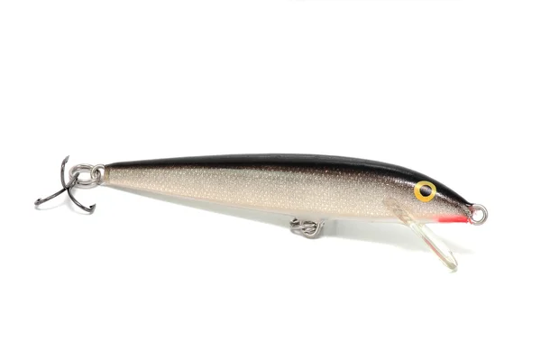 Srebrny sztuczne ryb — Zdjęcie stockowe