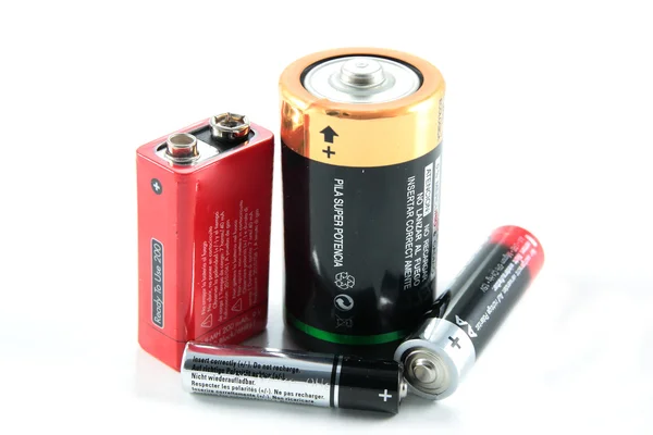 Batterier - Stock-foto