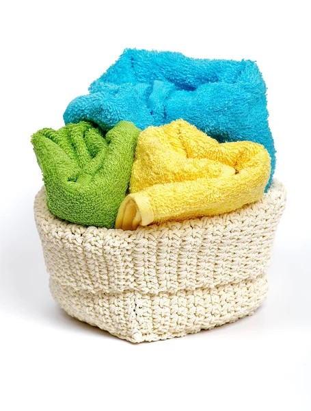 Ręczniki wielobarwne — Zdjęcie stockowe
