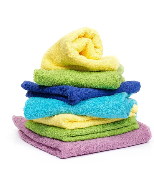 Ręczniki wielobarwne — Zdjęcie stockowe