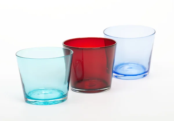Three color glasses — Stock Photo, Image
