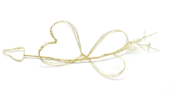 Wire heart — Stock Photo, Image