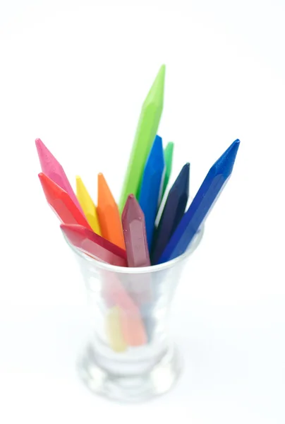 Crayons de couleur arc-en-ciel — Photo