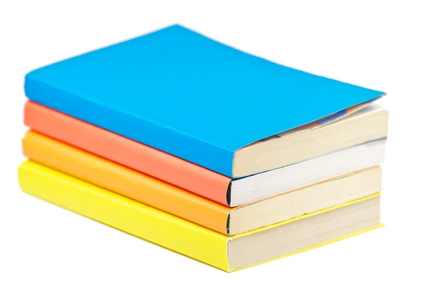Куча разноцветных книг — стоковое фото