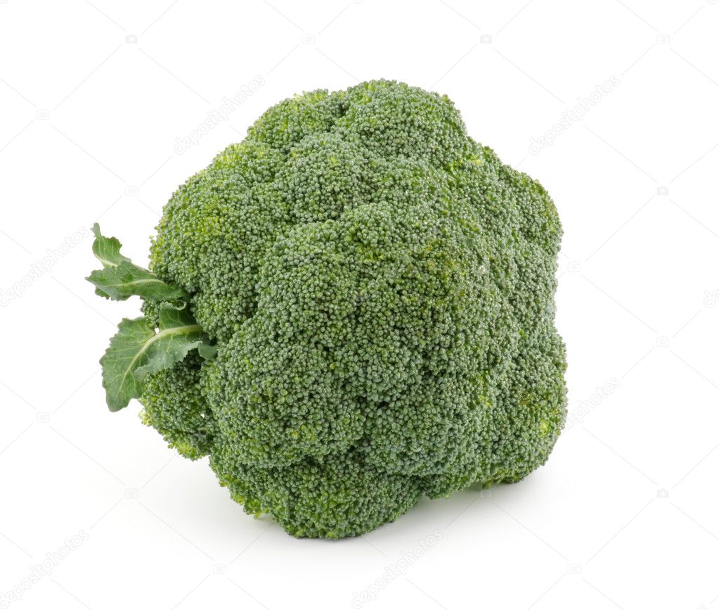 Single broccoli floret