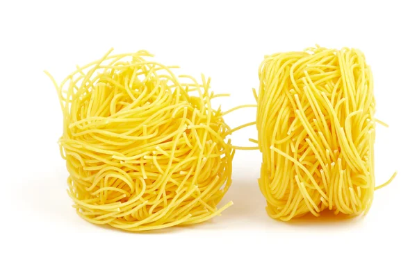 Fresh spaghetti noodles — Stock Photo, Image