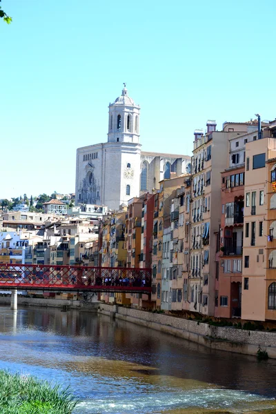 Architettura a Girona — Foto Stock