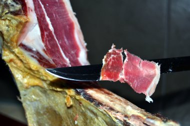 Ham et jamon serrano jambonu kesme bıçağı