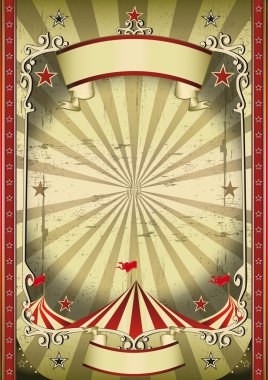 Poster fun circus clipart