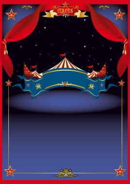 Magic Circus by night clipart