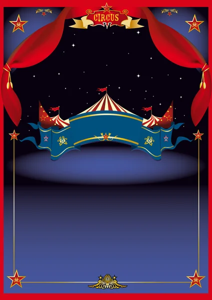 Circo mágico de noche — Archivo Imágenes Vectoriales