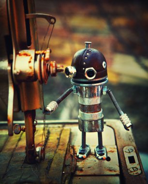 STEAMPUNK ROBOT clipart